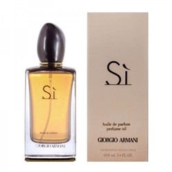 Giorgio Armani Si Huile de Parfum Perfume Oil 100 ml