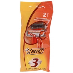 BIC 3 станки оранж.сенсетив 2шт