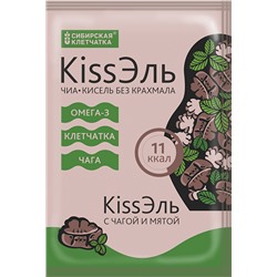 Кисель - kissЭль без крахмала, чага и мята, порция 14 гр
