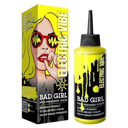 Краска для волос Bad Girl, Electric vibe, неоновый желтый, 150 мл