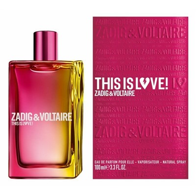 ZADIG & VOLTAIRE THIS IS LOVE! FOR HER edt (w) 100ml TESTER