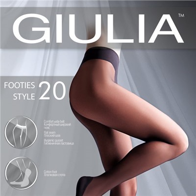 Колготки Giulia FOOTIES STYLE 20