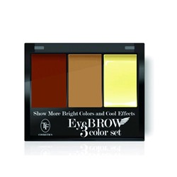 Тени для коррекции бровей с закр.воском TF Eyebrow 3 Color Set, тон 103C мягкий коричневый