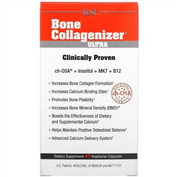 BioSil by Natural Factors, Bone Collagenizer Ultra, 40 Vegetarian Capsules