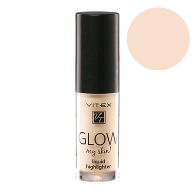 Жидкий хайлайтер для лица Vitex Glow My Skin, тон 11 Pearl, 4,9г