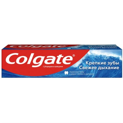Зубная паста Colgate (Колгейт) Крепкие зубы Свежее дыхание, 125 мл