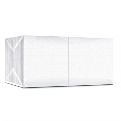 Салфетки бумажные  Veiro, 1-слойные, Белые, 24х24 см, 200 шт